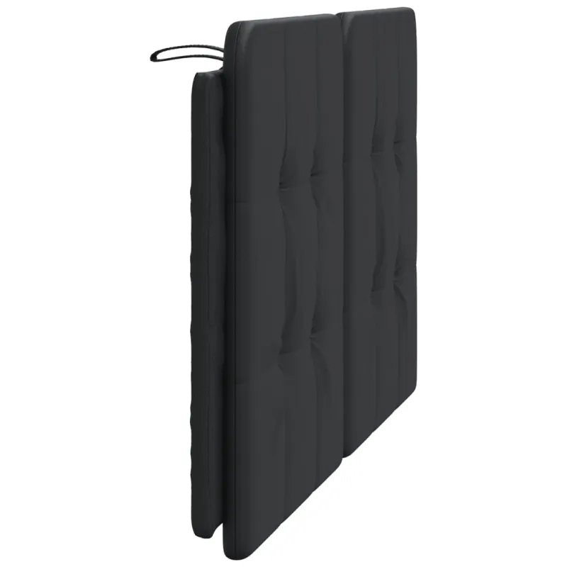 Galvūgalio pagalvėlė, Zadar, juodos spalvos, 120cm, dirbtinė oda
