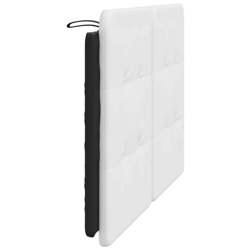 Galvūgalio pagalvėlė, Zadar, baltas ir juodas, 120cm, dirbtinė oda