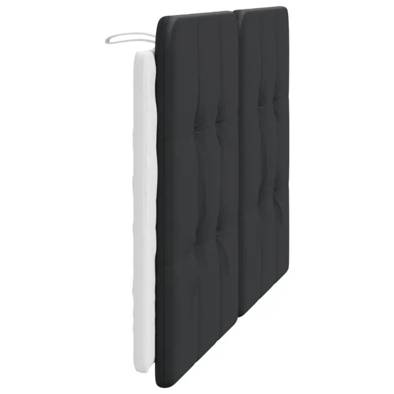 Galvūgalio pagalvėlė, Zadar, juodas ir baltas, 120cm, dirbtinė oda
