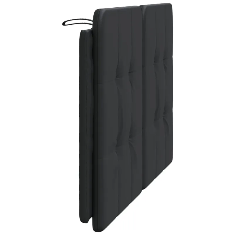 Galvūgalio pagalvėlė, Zadar, juodos spalvos, 140cm, dirbtinė oda