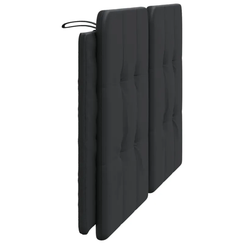 Galvūgalio pagalvėlė, Zadar, juodos spalvos, 160cm, dirbtinė oda