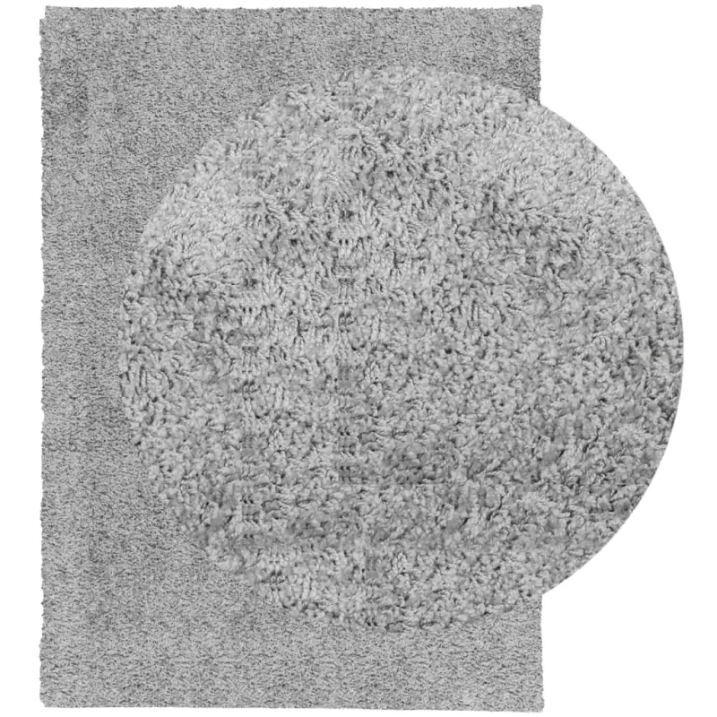 Shaggy kilimas PAMPLONA, pilkas, 200x280cm, aukšti šereliai