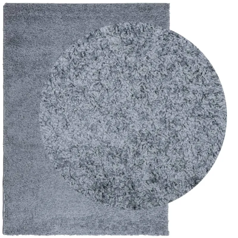 Shaggy kilimas PAMPLONA, mėlynas, 200x280cm, aukšti šereliai