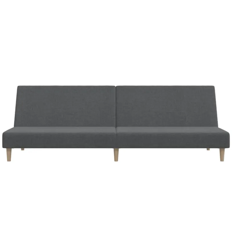 Dvivietė sofa-lova, šviesiai pilkos spalvos, audinys