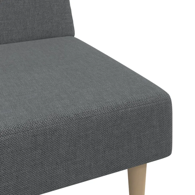 Dvivietė sofa-lova, šviesiai pilkos spalvos, audinys