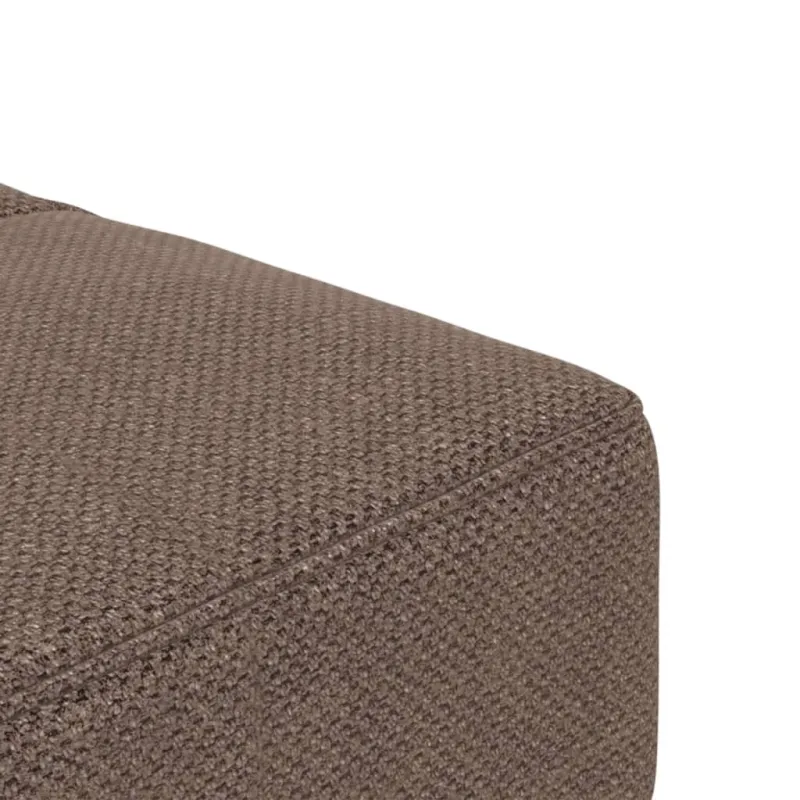 Dvivietė sofa-lova su dvejomis pagalvėmis, taupe, audinys
