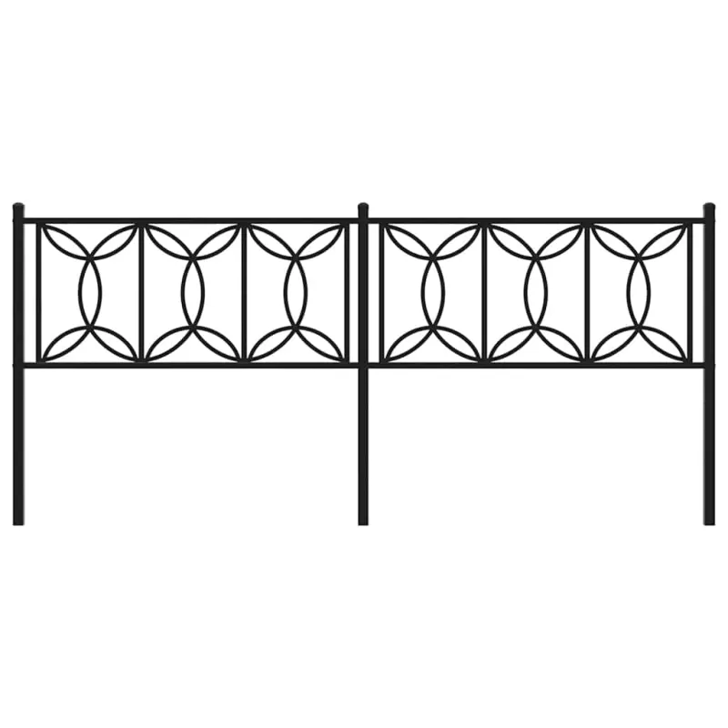 Metalinis pakaitinis galvūgalis, juodos spalvos, 193cm