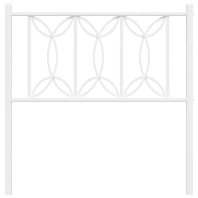 Metalinis pakaitinis galvūgalis, baltos spalvos, 75cm
