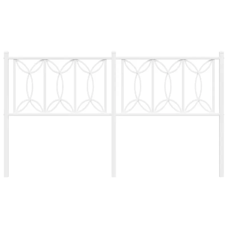 Metalinis pakaitinis galvūgalis, baltos spalvos, 160cm