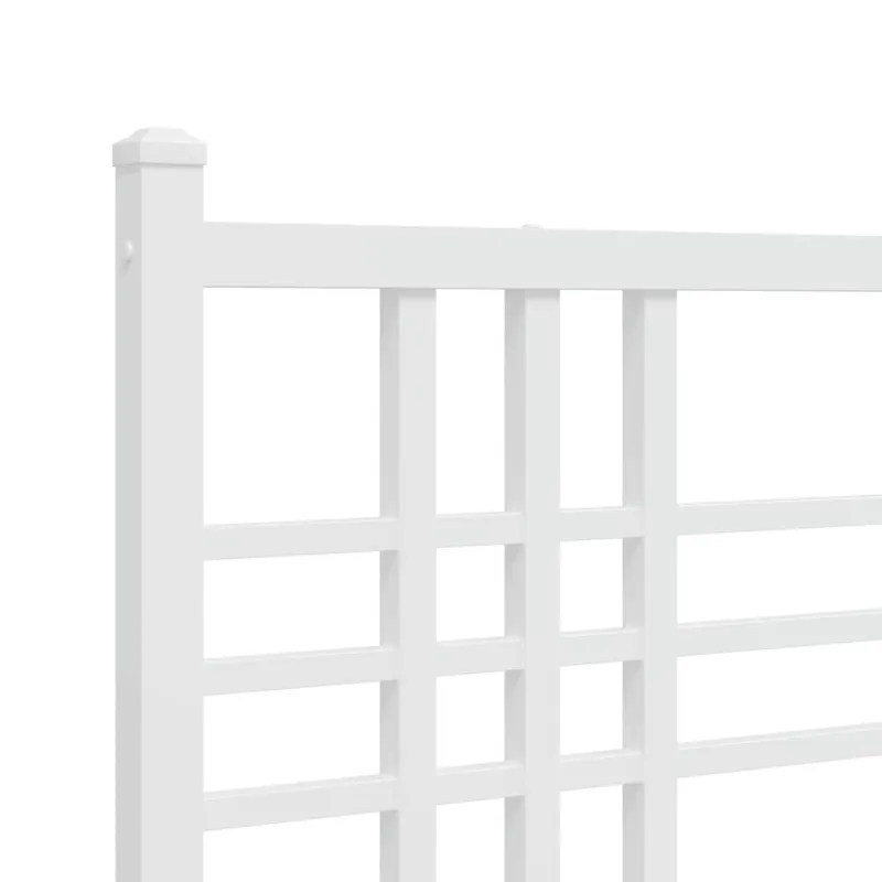 Metalinis pakaitinis galvūgalis, baltos spalvos, 107cm