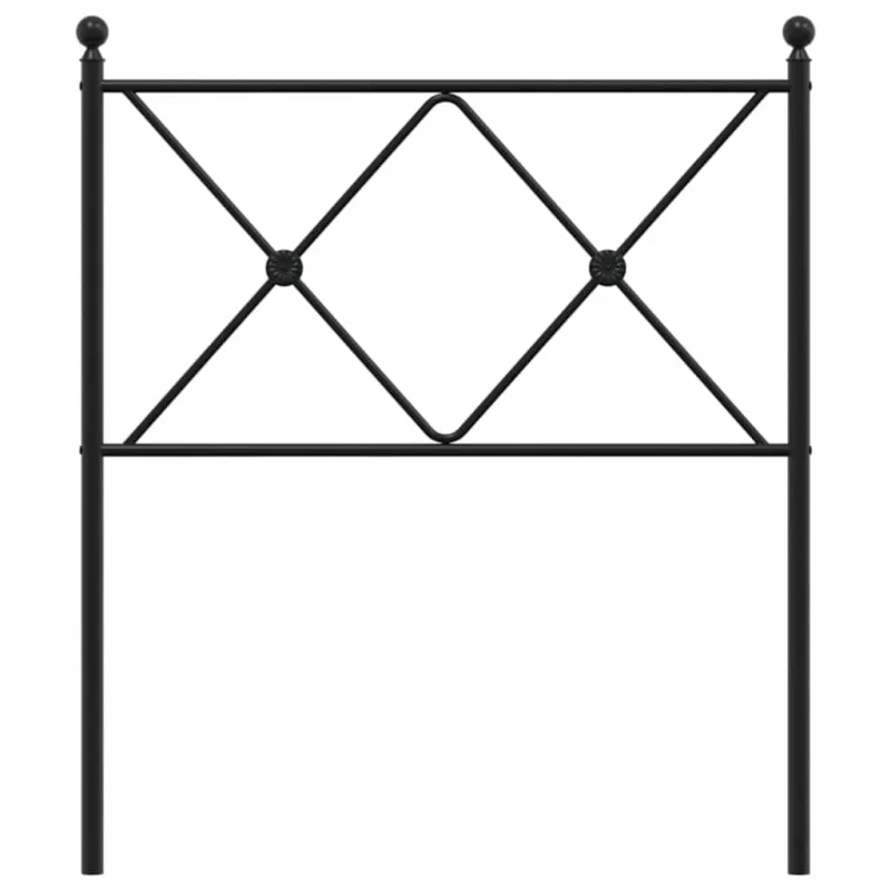 Metalinis pakaitinis galvūgalis, juodos spalvos, 75cm