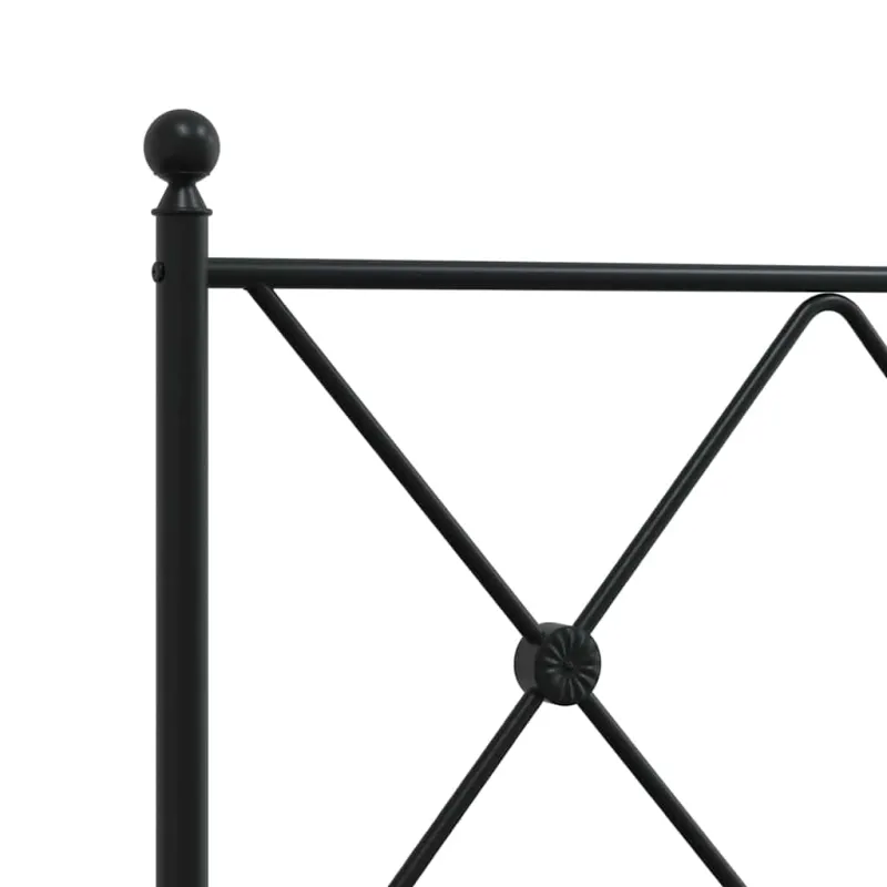Metalinis pakaitinis galvūgalis, juodos spalvos, 100cm