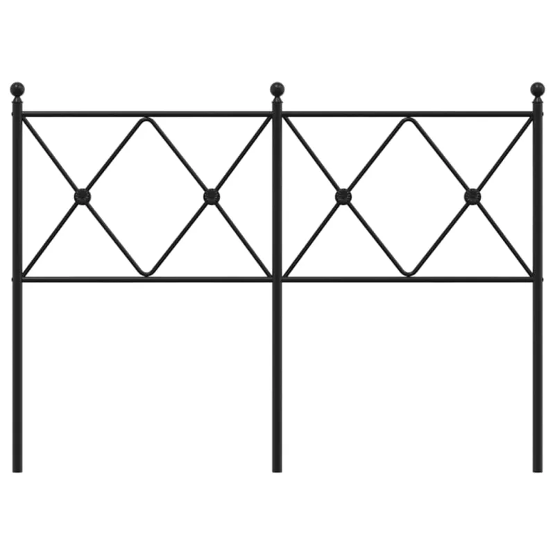 Metalinis pakaitinis galvūgalis, juodos spalvos, 120cm