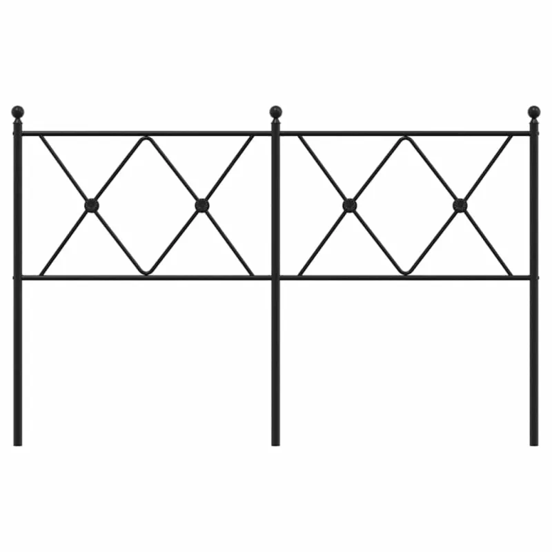 Metalinis pakaitinis galvūgalis, juodos spalvos, 137cm