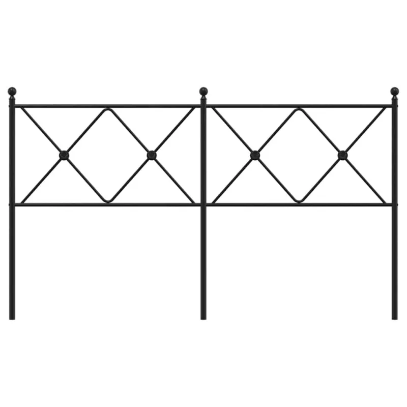 Metalinis pakaitinis galvūgalis, juodos spalvos, 160cm