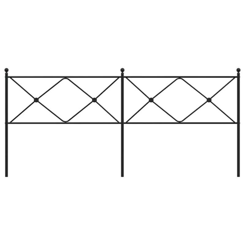 Metalinis pakaitinis galvūgalis, juodos spalvos, 193cm