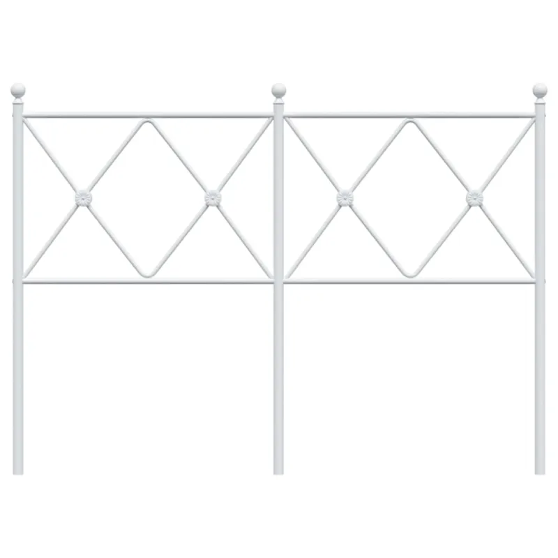 Metalinis pakaitinis galvūgalis, baltos spalvos, 120cm
