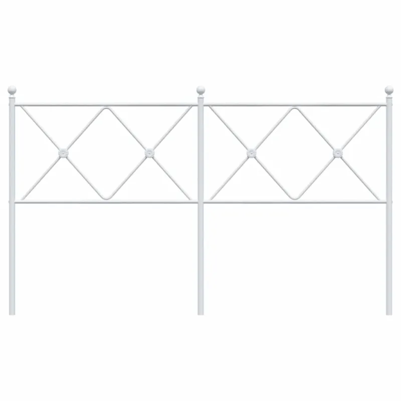 Metalinis pakaitinis galvūgalis, baltos spalvos, 150cm