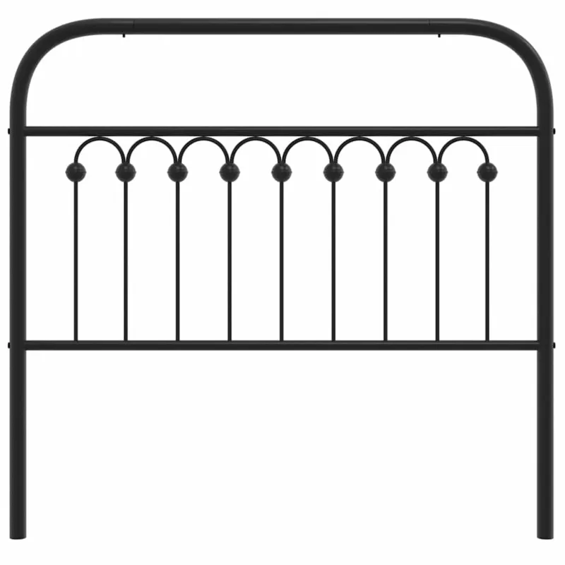 Metalinis pakaitinis galvūgalis, juodos spalvos, 100cm
