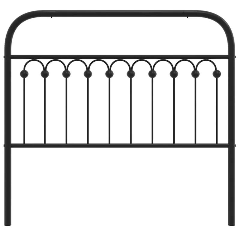 Metalinis pakaitinis galvūgalis, juodos spalvos, 107cm