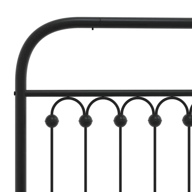 Metalinis pakaitinis galvūgalis, juodos spalvos, 107cm