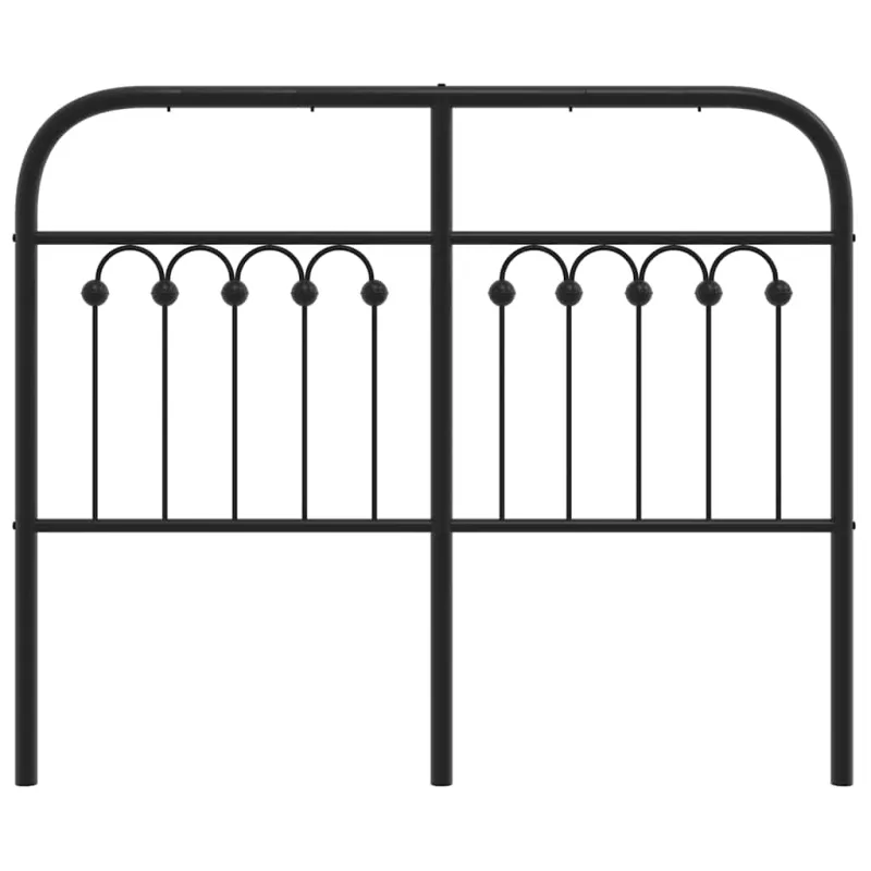 Metalinis pakaitinis galvūgalis, juodos spalvos, 120cm
