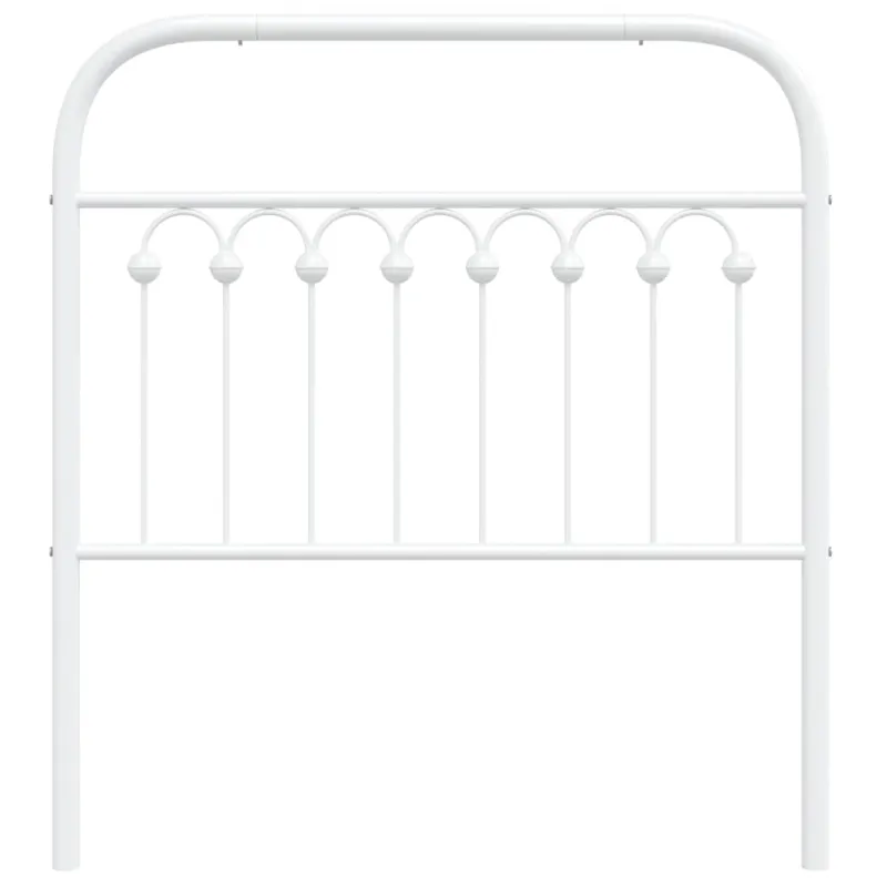 Metalinis pakaitinis galvūgalis, baltos spalvos, 90cm