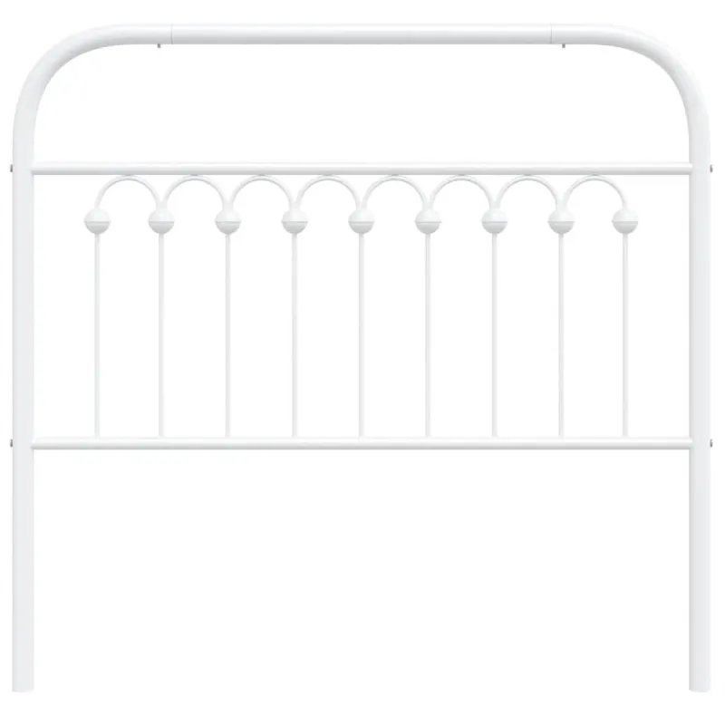 Metalinis pakaitinis galvūgalis, baltos spalvos, 100cm