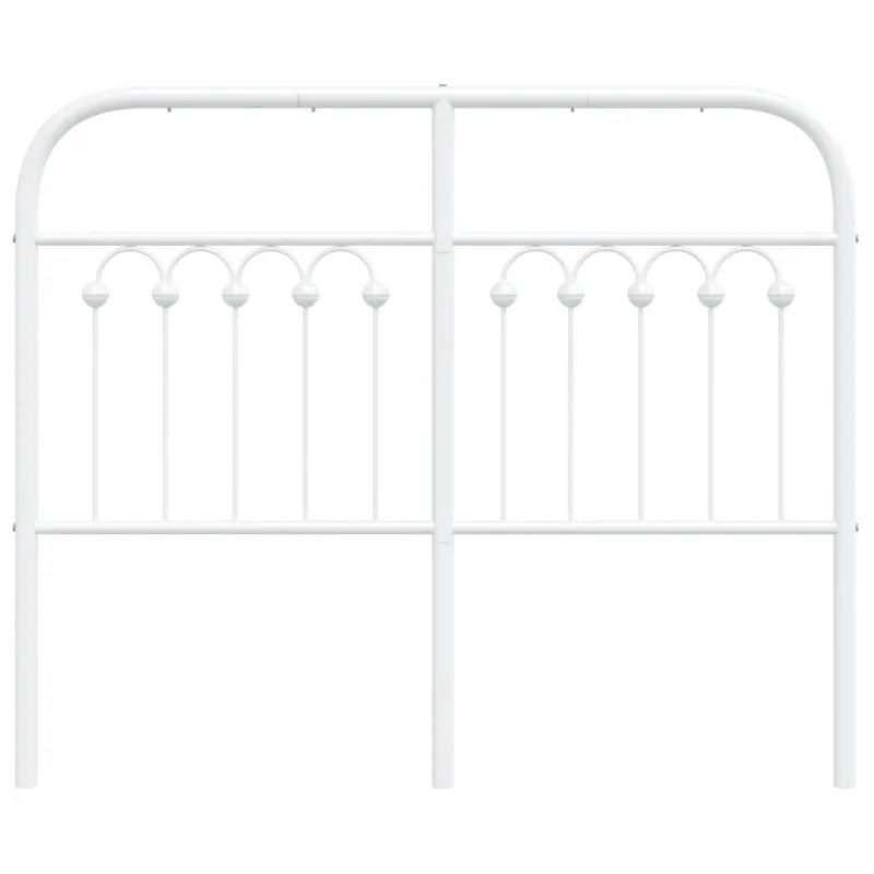 Metalinis pakaitinis galvūgalis, baltos spalvos, 120cm