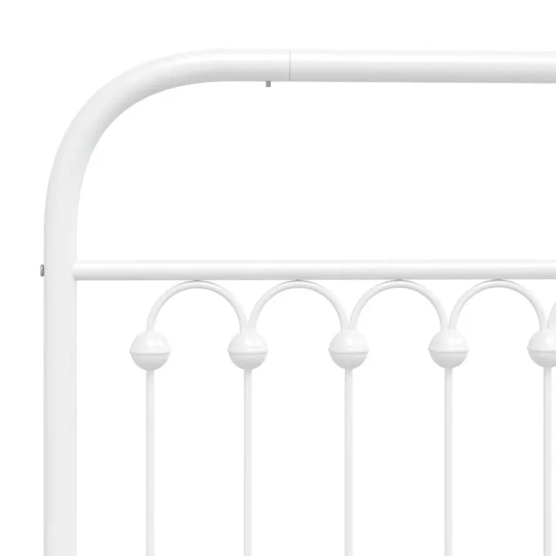 Metalinis pakaitinis galvūgalis, baltos spalvos, 120cm
