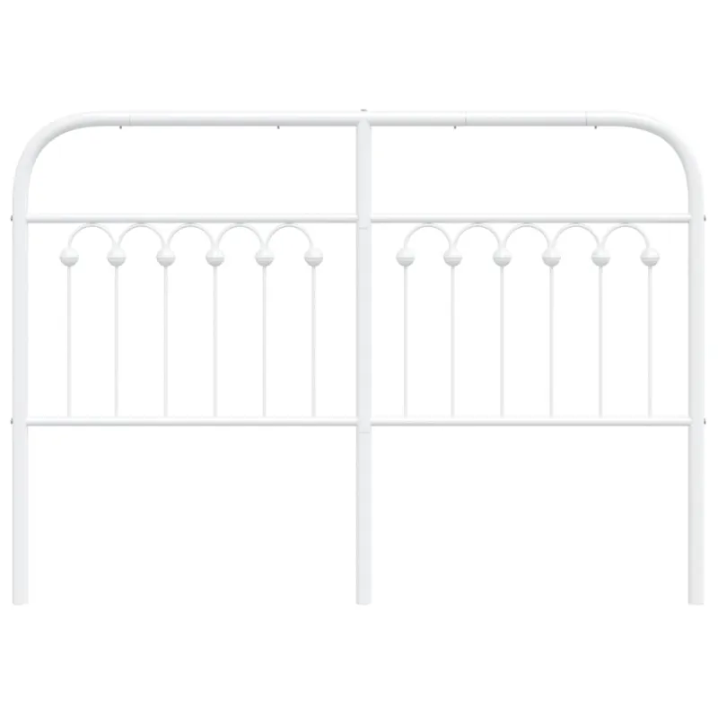 Metalinis pakaitinis galvūgalis, baltos spalvos, 135cm