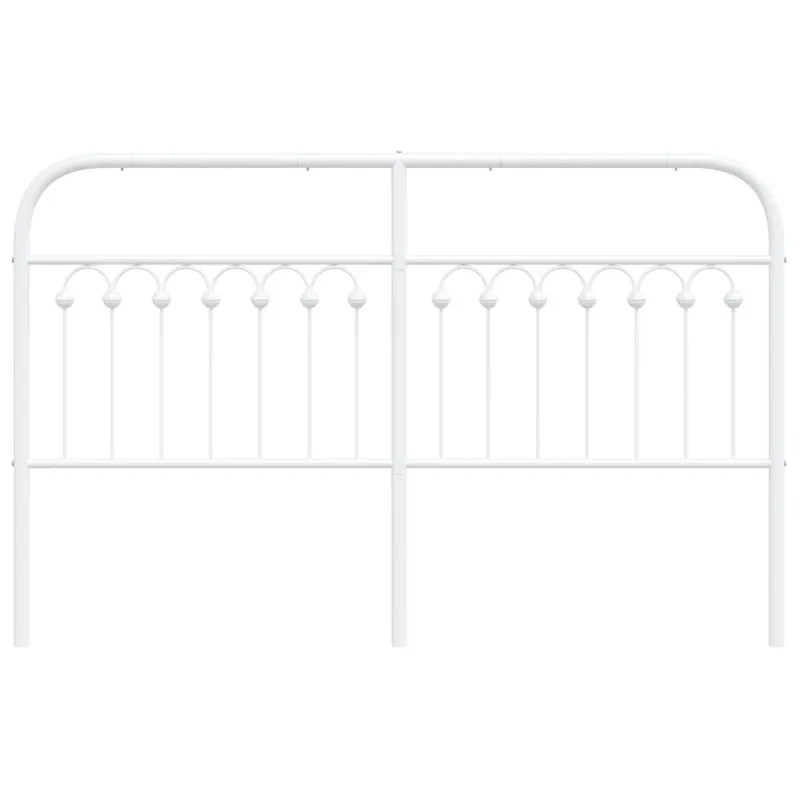 Metalinis pakaitinis galvūgalis, baltos spalvos, 150cm