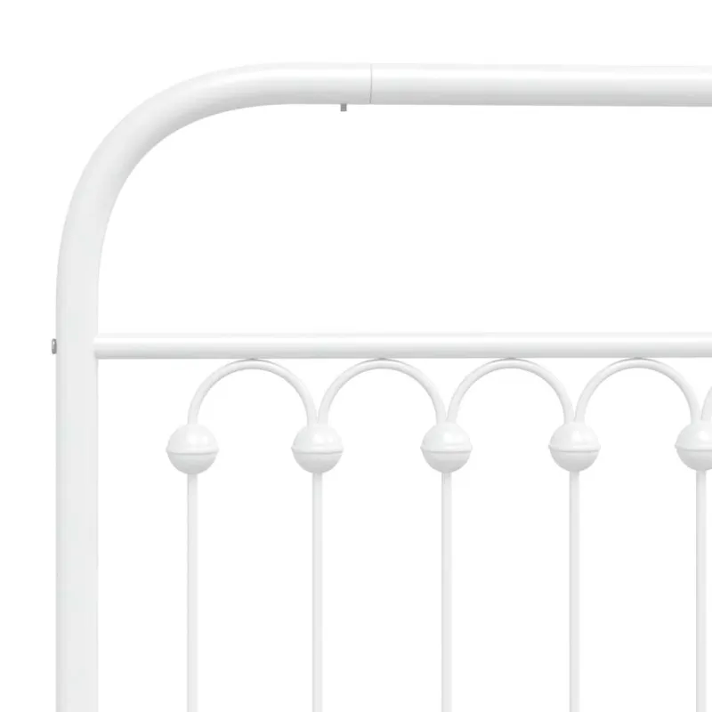 Metalinis pakaitinis galvūgalis, baltos spalvos, 150cm