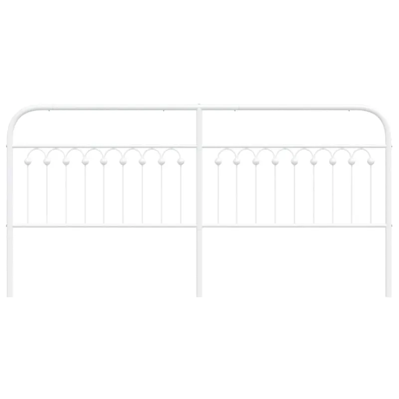Metalinis pakaitinis galvūgalis, baltos spalvos, 200cm