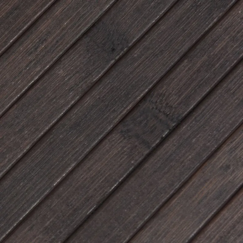 Kilimas, tamsiai rudas, 60x300cm, bambukas, stačiakampis