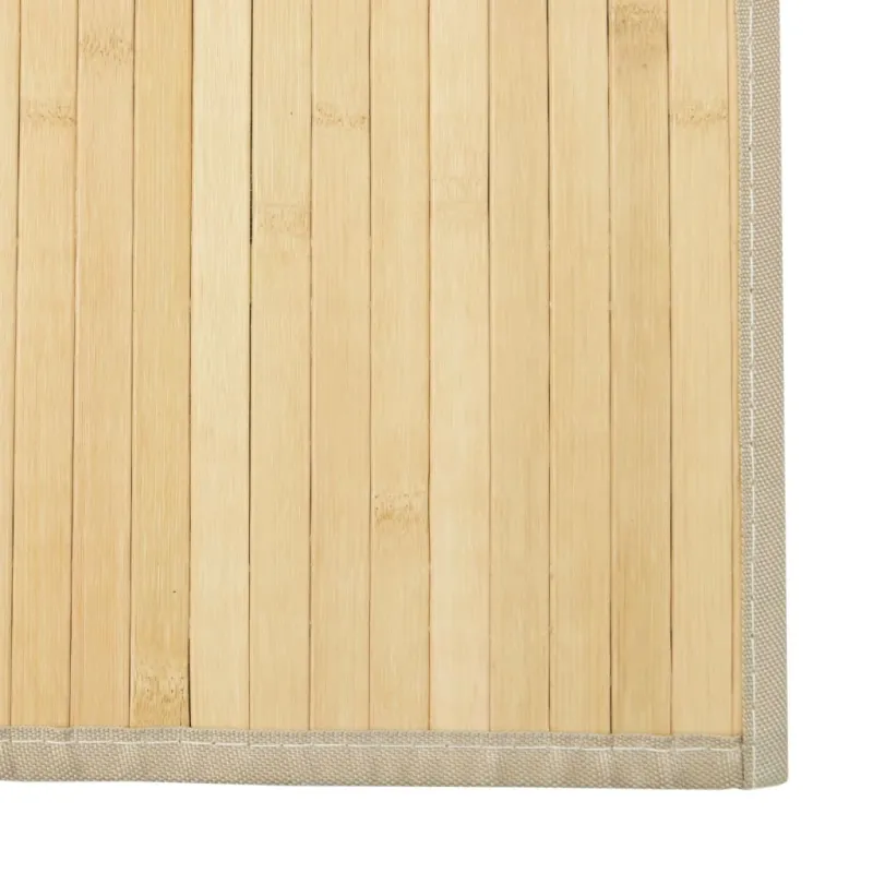 Kilimas, šviesus natūralus, 70x300cm, bambukas, stačiakampis