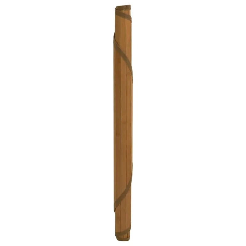 Kilimas, rudos spalvos, 100cm, bambukas, apskritas