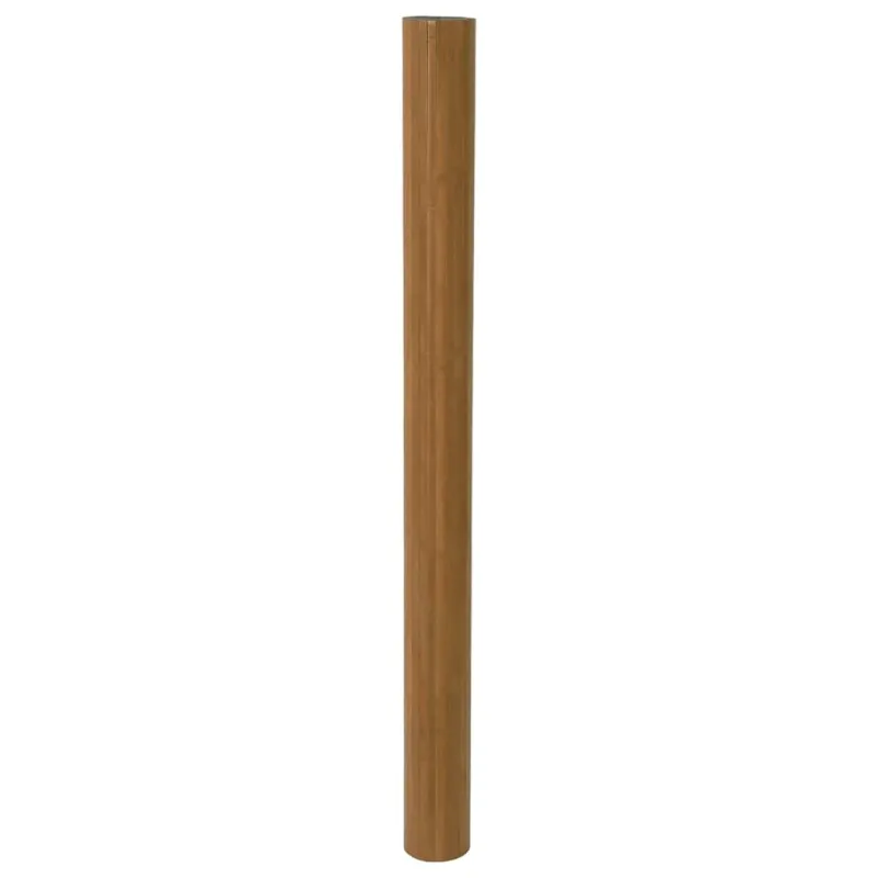Kambario pertvara, rudos spalvos, plotis 400 cm, aukštis 165 cm, bambukas