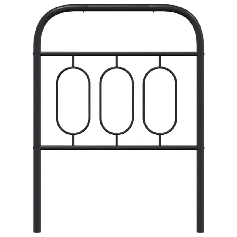Metalinis pakaitinis galvūgalis, juodos spalvos, 75cm