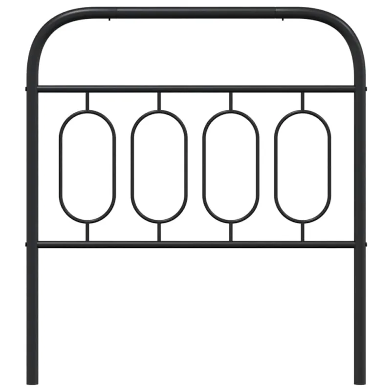 Metalinis pakaitinis galvūgalis, juodos spalvos, 90cm