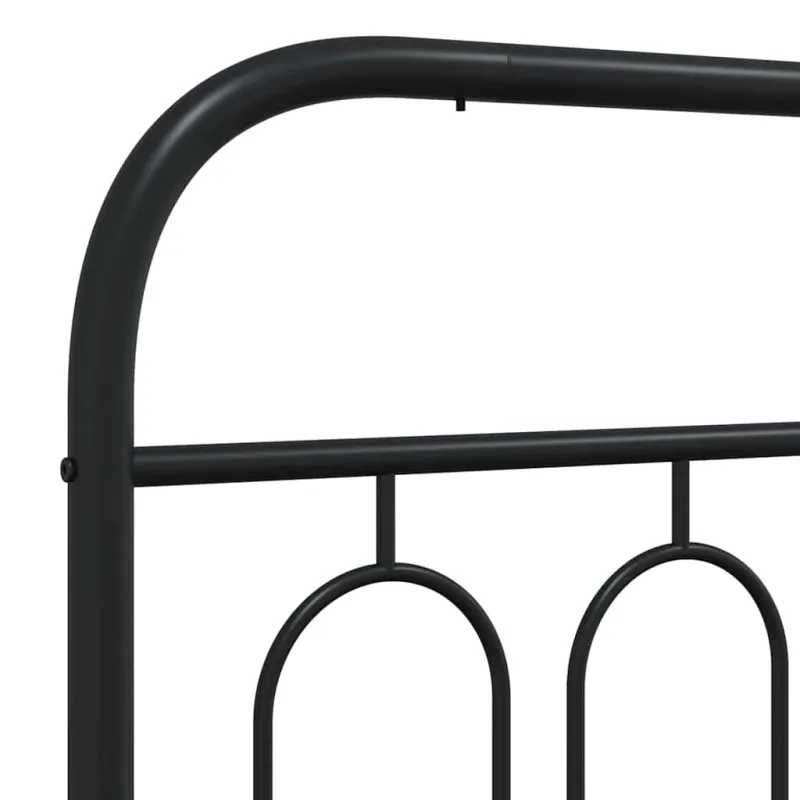 Metalinis pakaitinis galvūgalis, juodos spalvos, 100cm