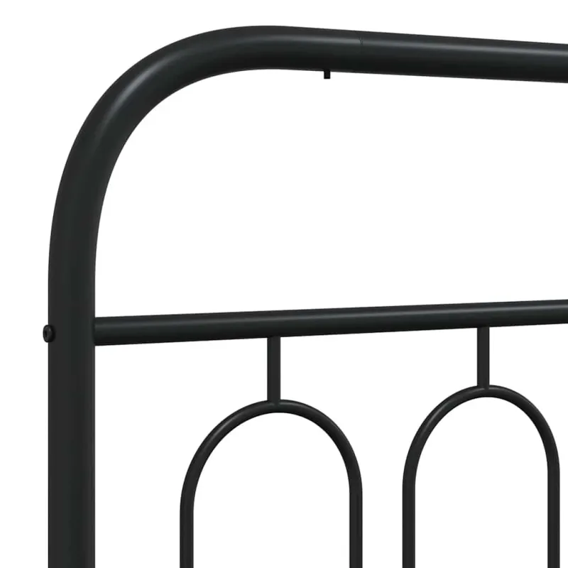 Metalinis pakaitinis galvūgalis, juodos spalvos, 120cm