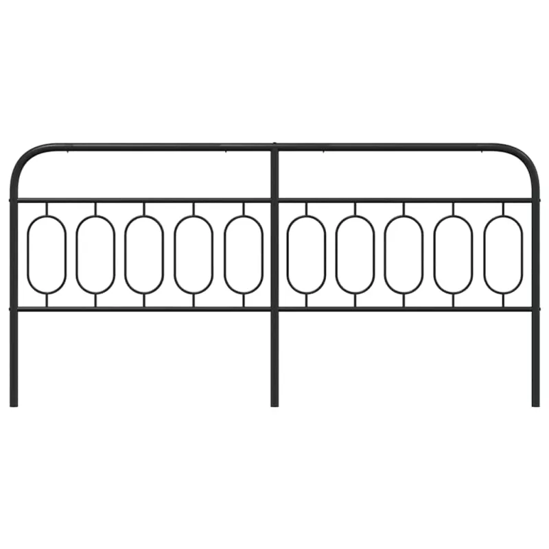 Metalinis pakaitinis galvūgalis, juodos spalvos, 200cm