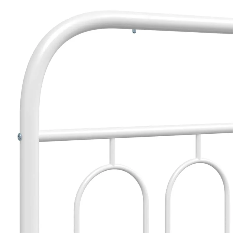 Metalinis pakaitinis galvūgalis, baltos spalvos, 90cm