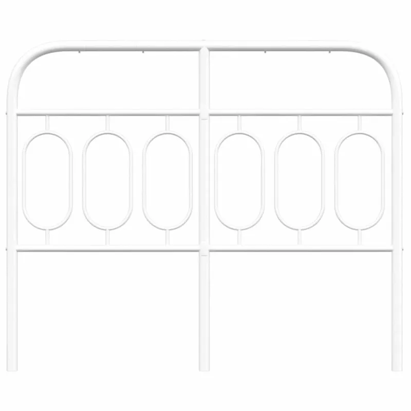 Metalinis pakaitinis galvūgalis, baltos spalvos, 120cm