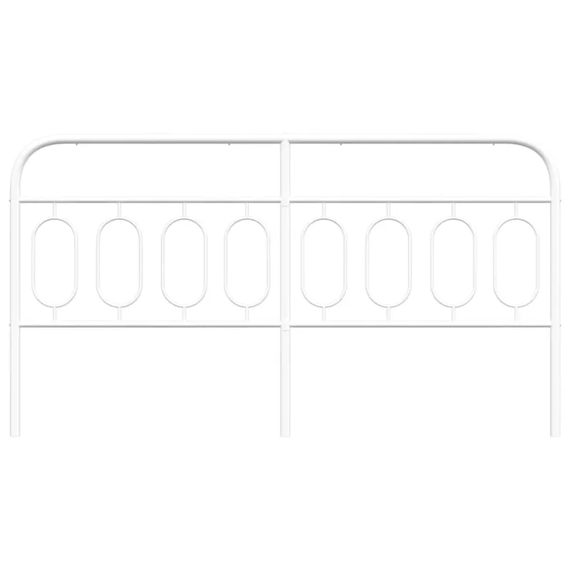 Metalinis pakaitinis galvūgalis, baltos spalvos, 160cm