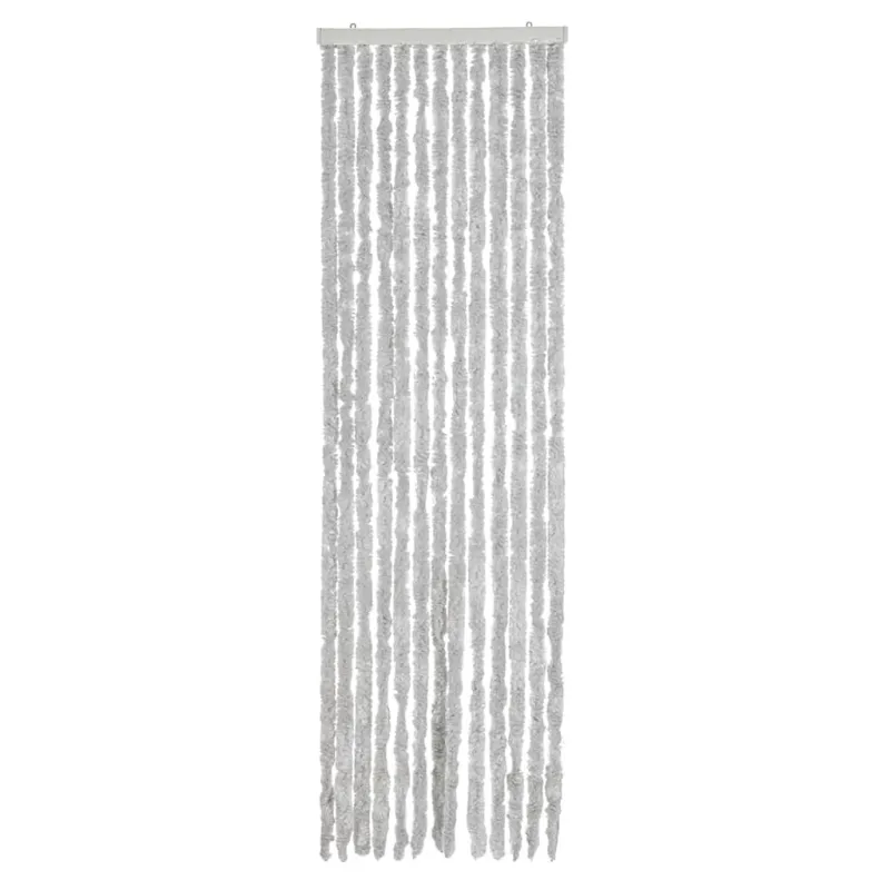 Užuolaida nuo musių, pilkos spalvos, 56x185cm, šenilis