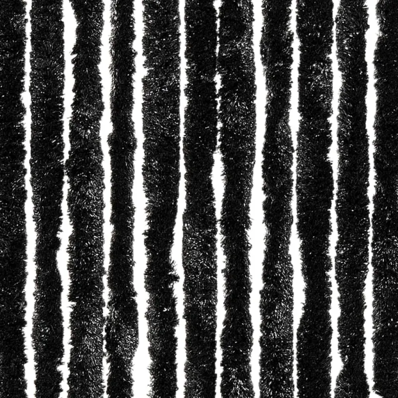 Užuolaida nuo musių, antracito spalvos, 100x200cm, šenilis