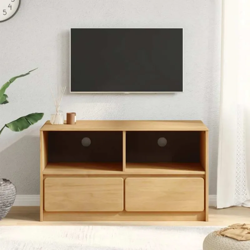 Televizoriaus spintelė SAUDA, ąžuolo, 99x43x55cm, pušis