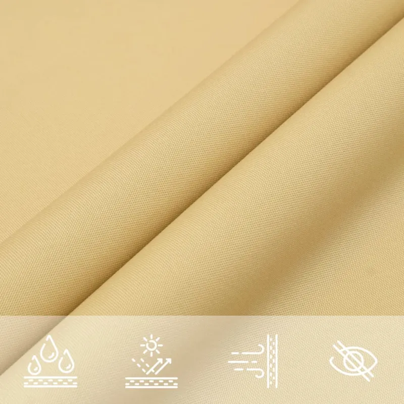 Burė nuo saulės, smėlio, 4x2,5m, 100% oksfordo poliesteris